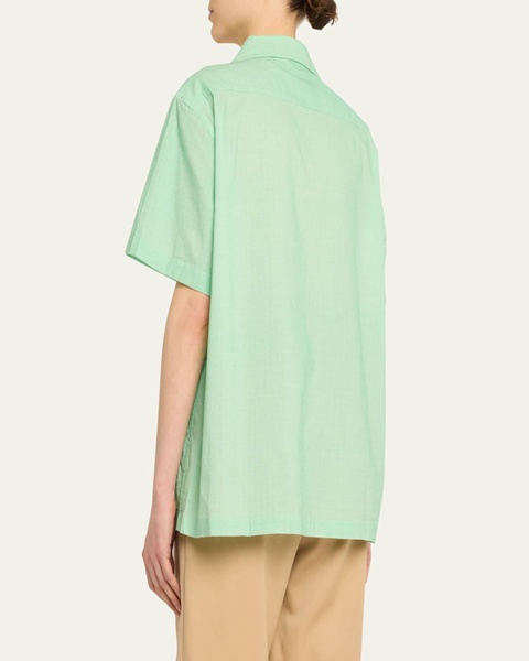 See You At The Barn Button-Front Shirt