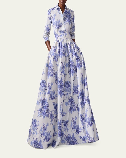 Blur Floral Ball Skirt