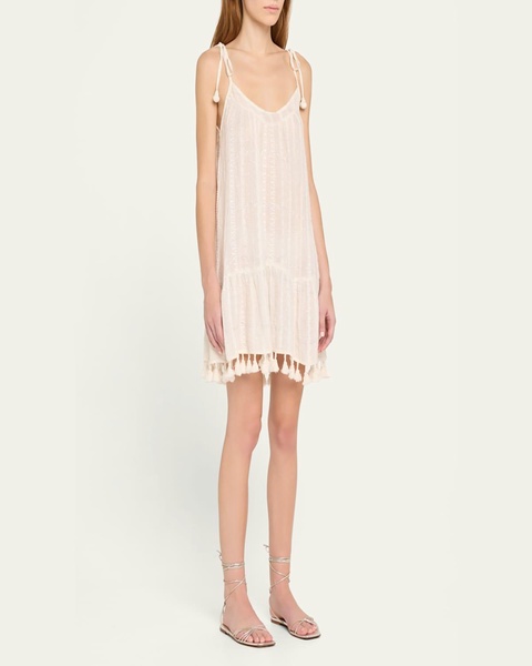 Jaxson Tassel-Trim Mini Dress