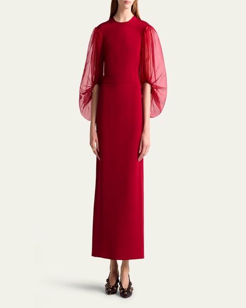 Danielle Puff-Sleeve Dress