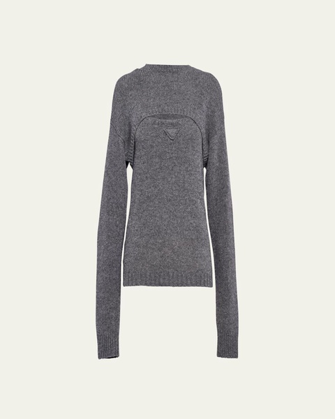 Removable Shrug Cashmere Top