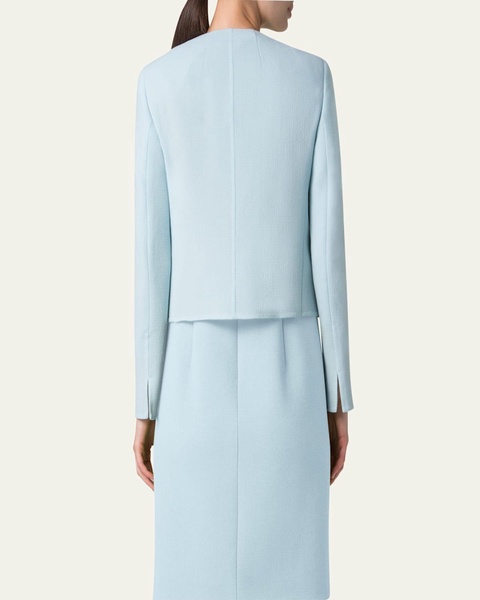 Adriana Short Wool Crepe Jacket