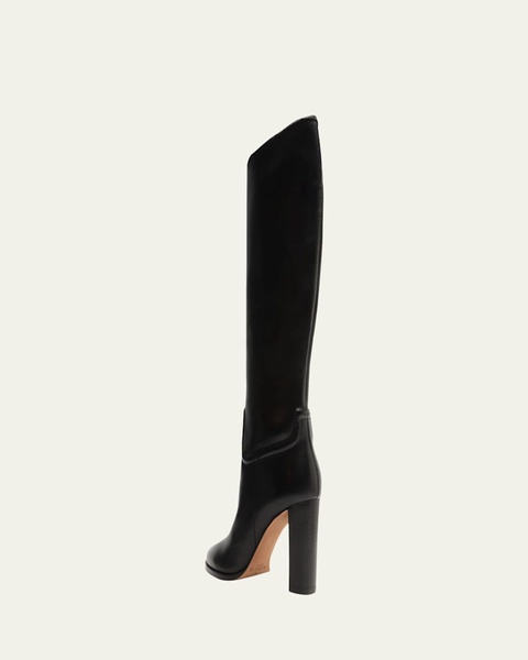 Lauren Leather Knee Boots