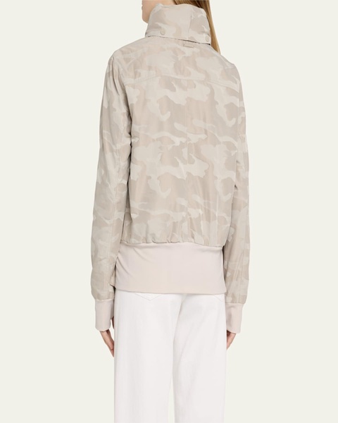 Violette Camo Bomber Jacket