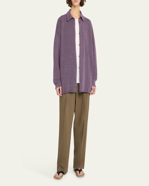 Janak Collared Cashmere Top