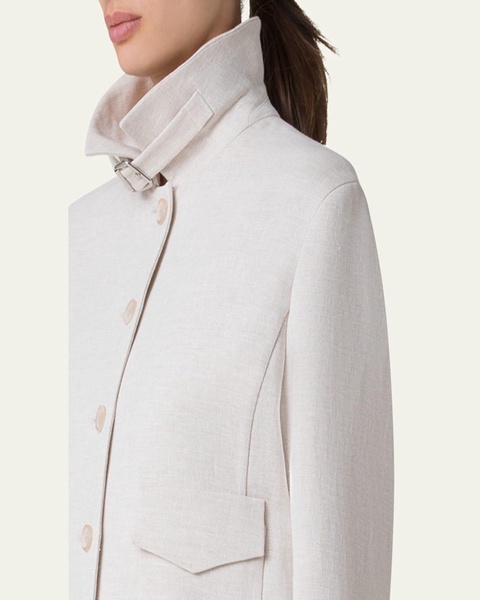 Peer Twisted Linen Double-Face Jacket