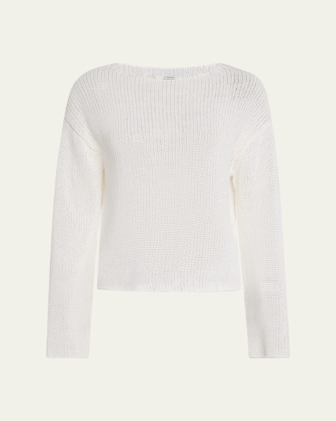 Coated Cotton Pullover