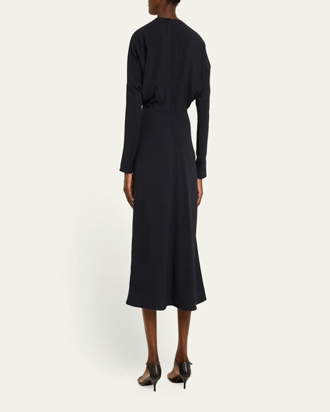 Dolman Cady Midi Dress