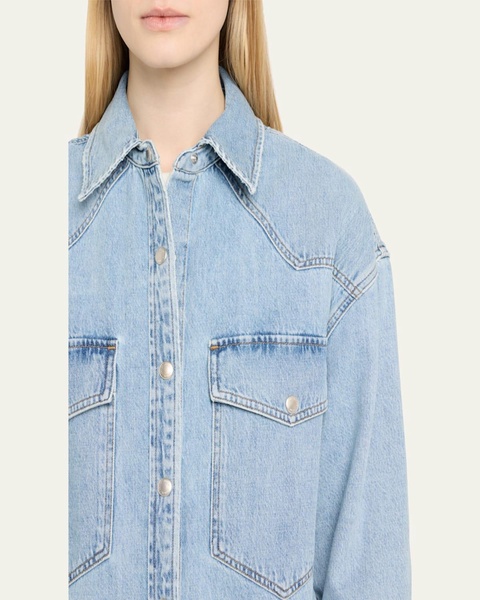 Lotta Long-Sleeve Denim Shirt