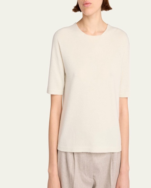 Ipar Short Sleeve Cashmere Top