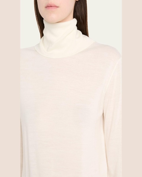 Turtleneck Superfine Merino Wool Lightweight Sweater