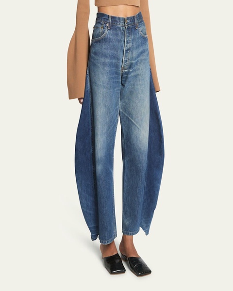 Upcycled Jeans with Side Inserts