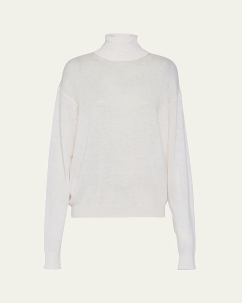 Superfine Cashmere Turtleneck Sweater