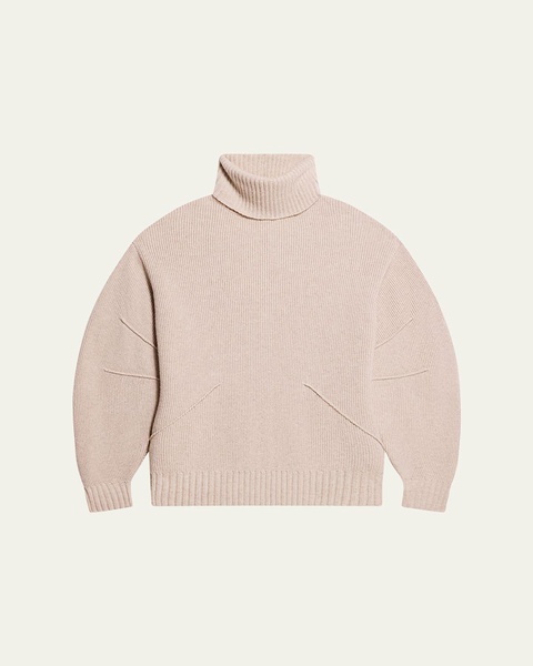 Apex Chunky Wool-Cashmere Turtleneck Sweater
