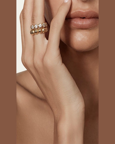 Bezel Vroom Ring Set