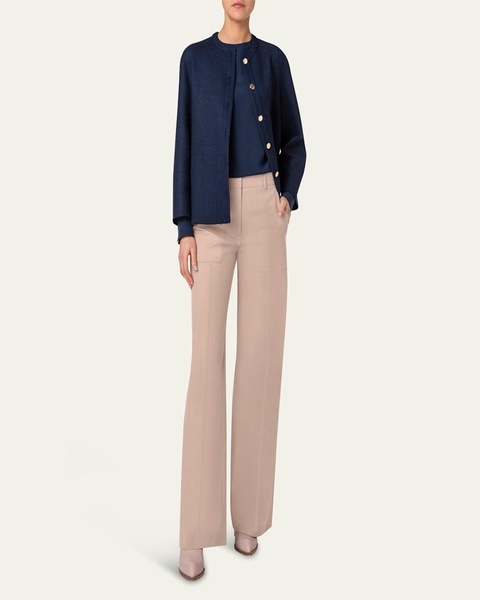 Wilke Double-Face Wool Short Jacket