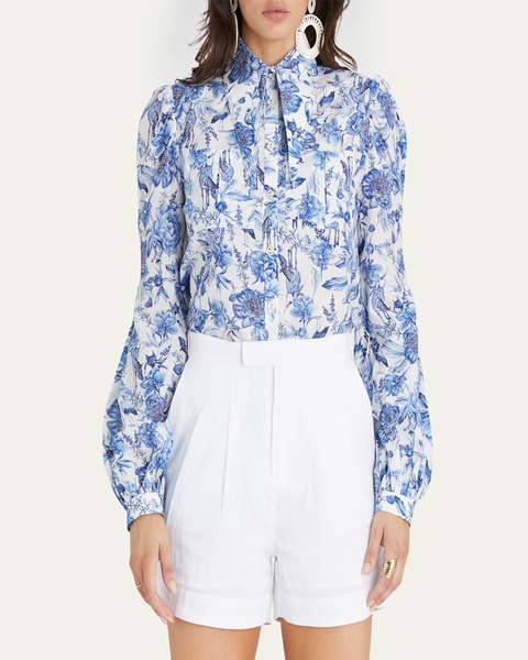 Azalea Sophia Button-Front Blouse