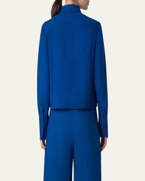 Button Down Wool Top