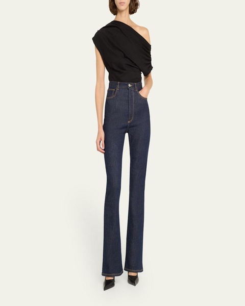 Alice Draped One-Shoulder Tee