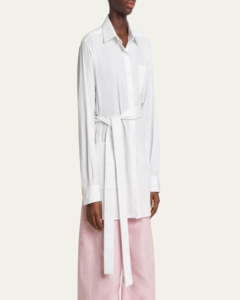 Belted Pajama Blouse