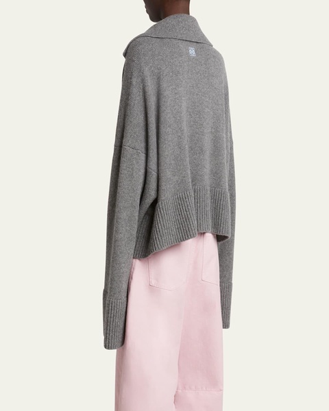 Johnny Collar Wool Oversized Sweater