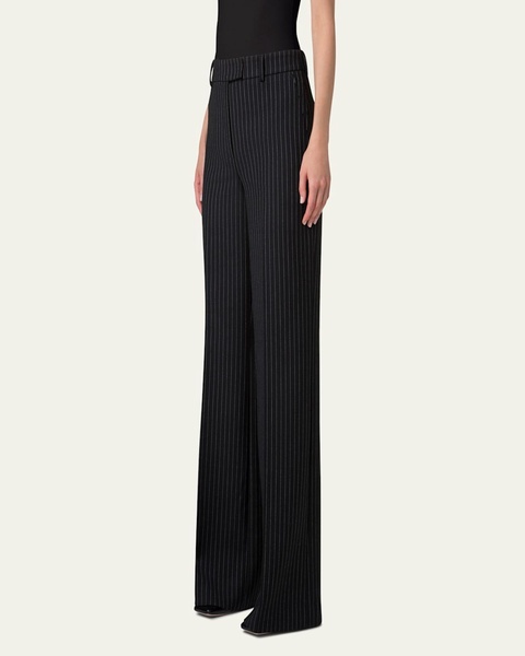Fior High-Rise Pinstripe Wide-Leg Pants