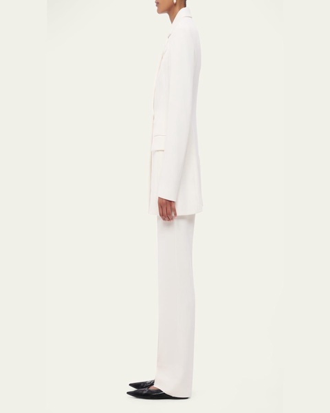 Jersey Double-Breasted Jacket