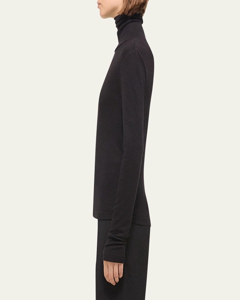 Long-Sleeve Turtleneck Top