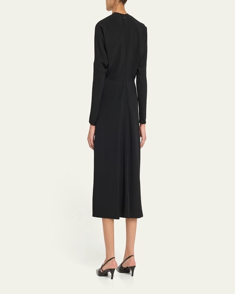 Dolman Sleeve Midi Dress