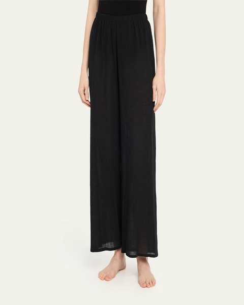 Cavani Wide-Leg Cotton Gauze Pants