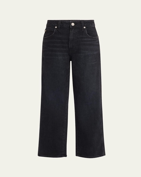 Billie Wide Straight Cropped Jeans