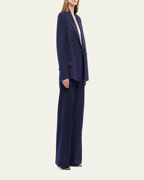 Relaxed Double-Breasted Jacket
