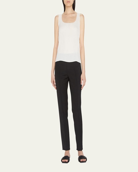 Sleeveless Silk Shell
