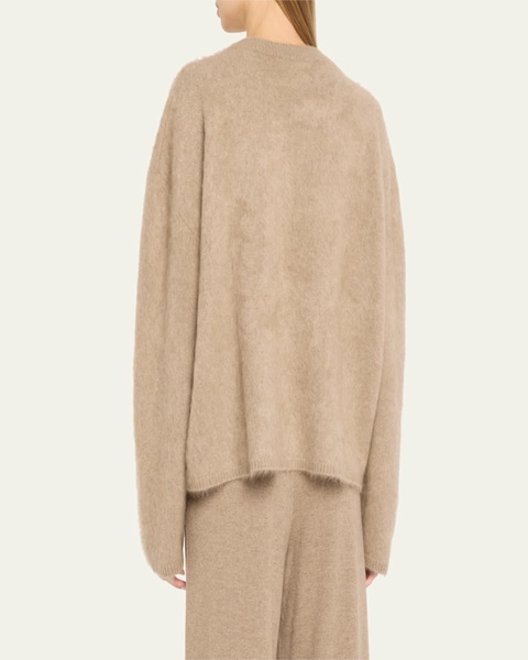 Natalia Cashmere Drop-Shoulder Sweater