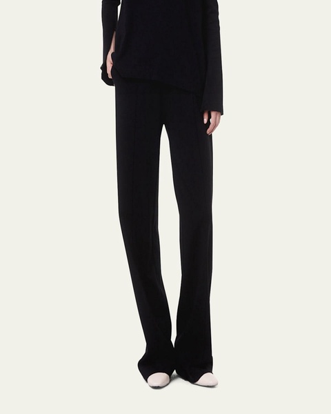 Luxe Seamed Wide-Leg Lounge Pants