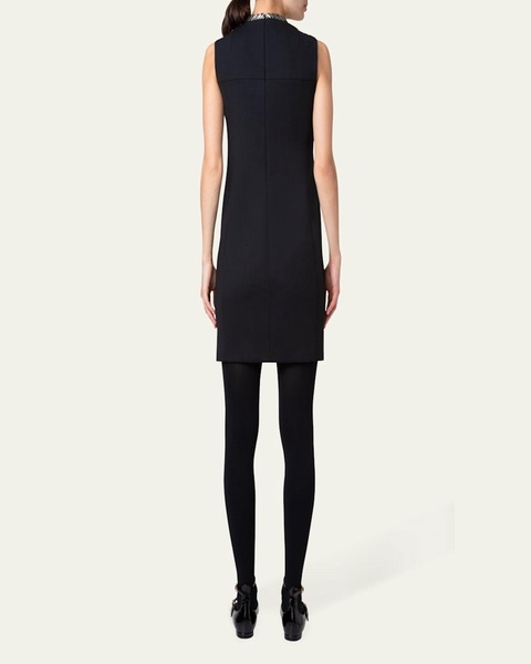 Laminated Corduroy Mini Dress