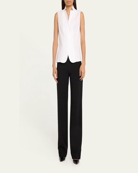 Baumwolle Stretch Sleeveless Blouse