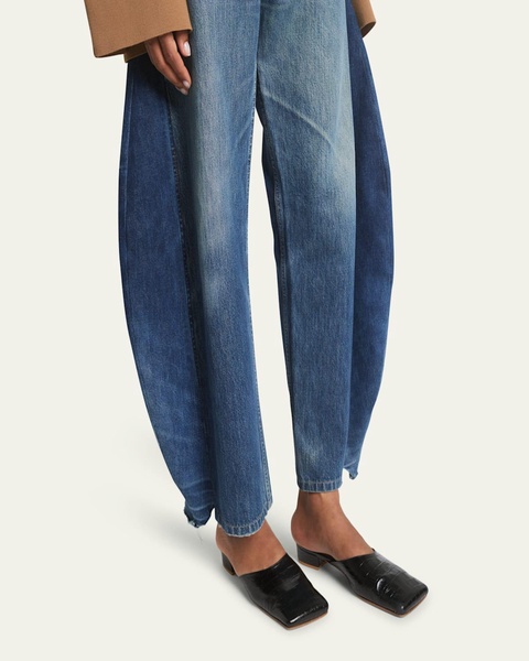 Upcycled Jeans with Side Inserts