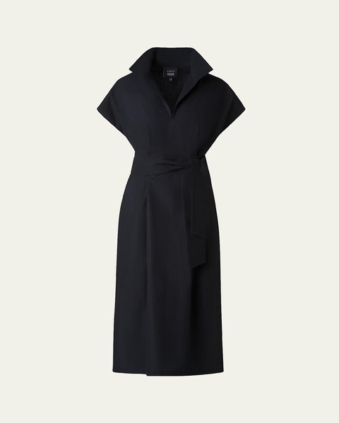 Cotton Poplin Midi Shirtdress