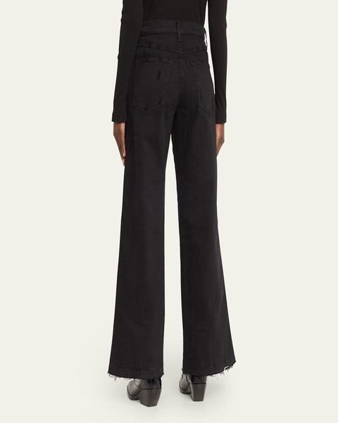 Frida Straight Raw Hem Jeans