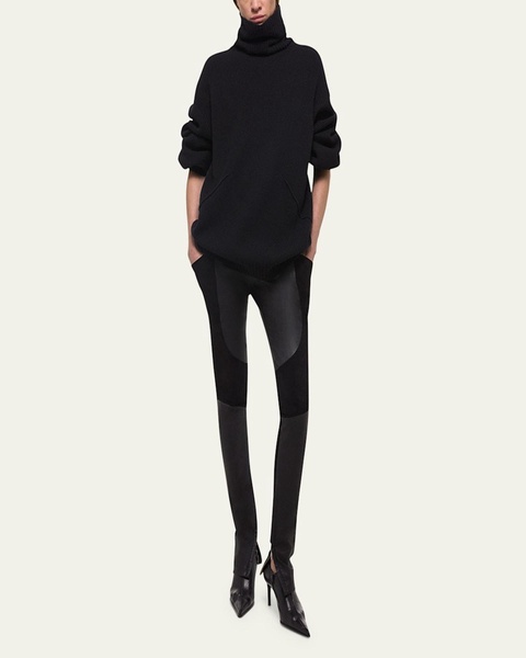 Apex Chunky Wool-Cashmere Turtleneck Sweater