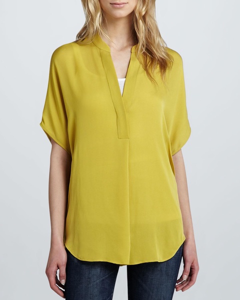 Wren Short-Sleeve Combo Top