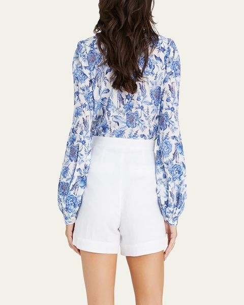 Azalea Sophia Button-Front Blouse