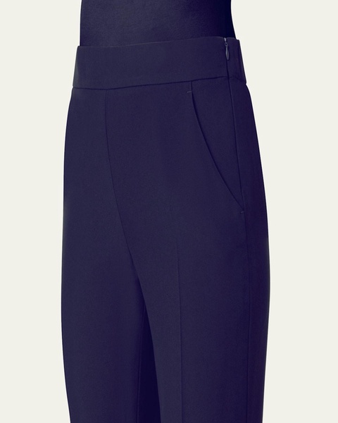Chris Conical-Leg Crepe Pants