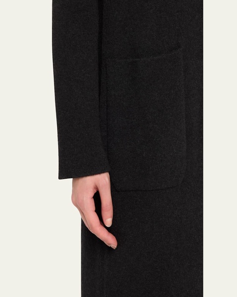 One-Button Cashmere Coat