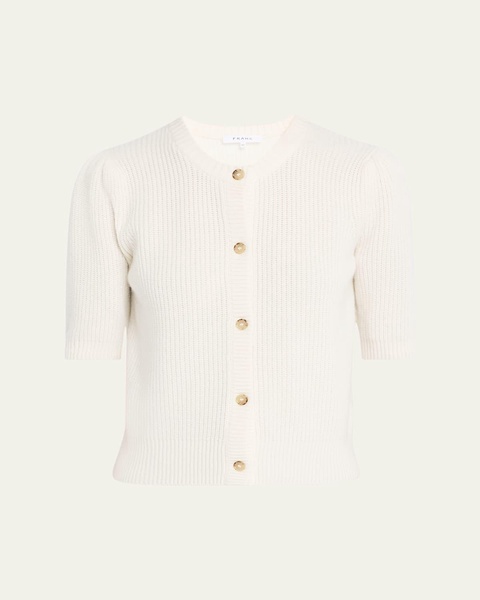 Shrunken Short-Sleeve Cardigan