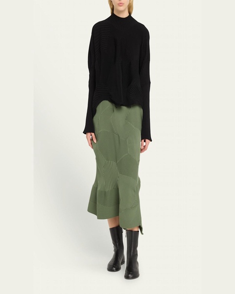 Kone Kone Textural Ribbed Patchwork Top