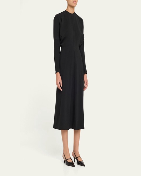 Dolman Sleeve Midi Dress