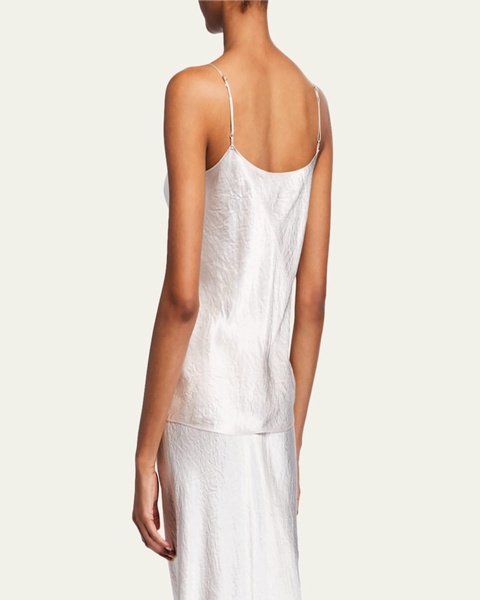 Satin Scoop-Neck Cami
