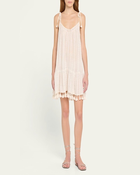 Jaxson Tassel-Trim Mini Dress